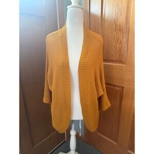 Debut mustard yellow cardigan sweater Size M/L